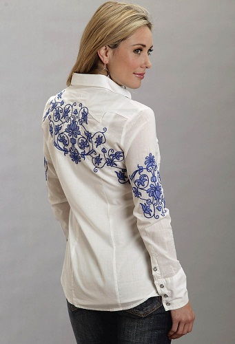 Embroidered Back Shirt for Women