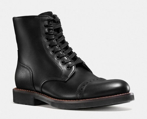 Moški Cap Toe Coach Boot