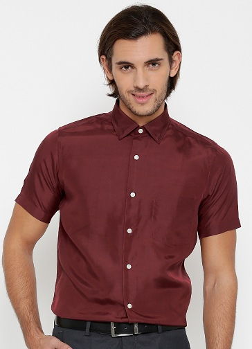 Žaliavos silk shirts