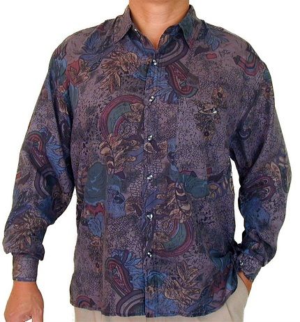 Paisley silk shirt