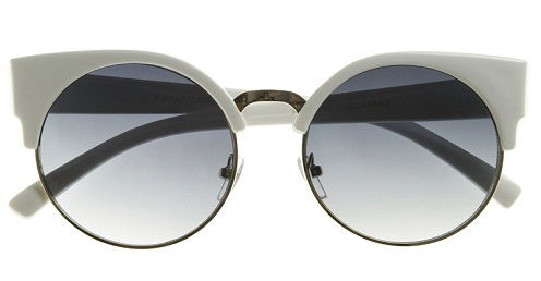 Circular White Sunglass