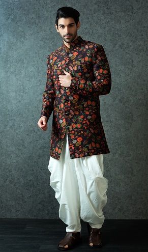 Velvet Patiala Kurta Wedding Kurta