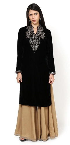 Velvet Kurti for Winter