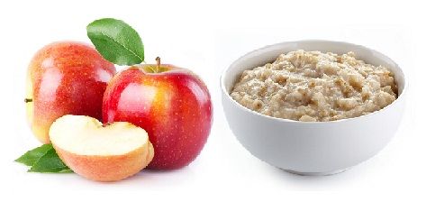 Măr and Oatmeal Face Pack