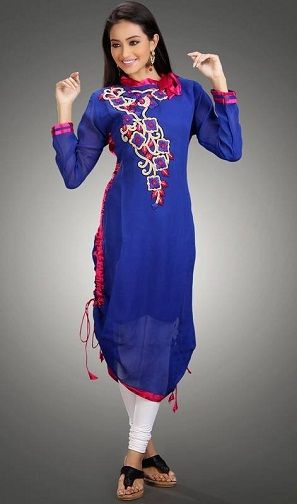 dolga chiffon tunic 14