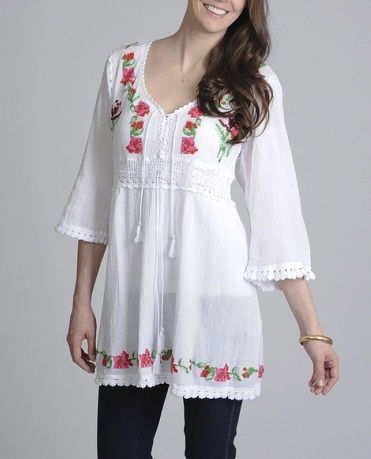 Floral design tunic7