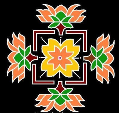 Best Kolangal Rangoli Designs 15