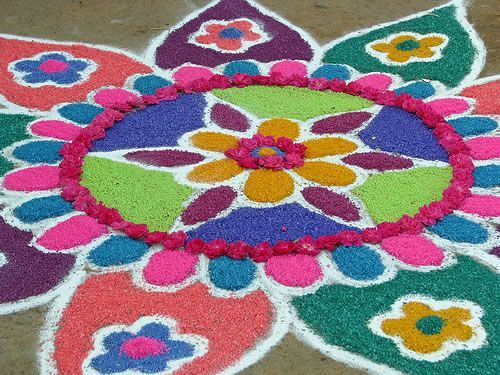 Best Kolangal Rangoli Designs 8