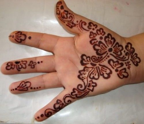 mehndi designs for kids