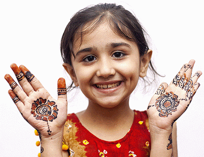 Mehndi design for kids8