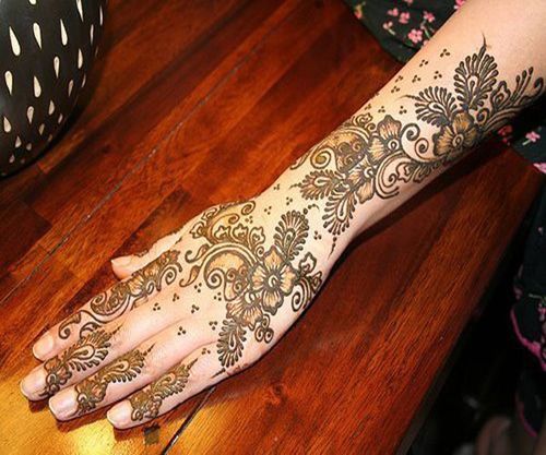 Shaded mehndi designs for weddings