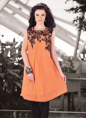 Sleeveless Western Kurti