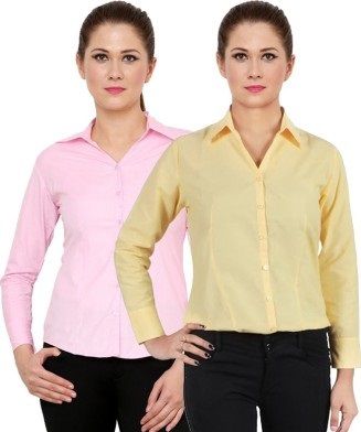 Auksinis formal shirt for women