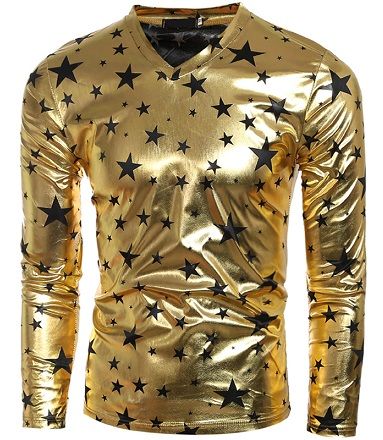 Auksinis Star Shirt for Men