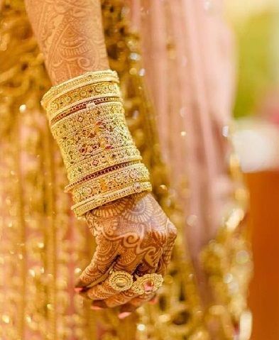 Gold Bridal Bangles