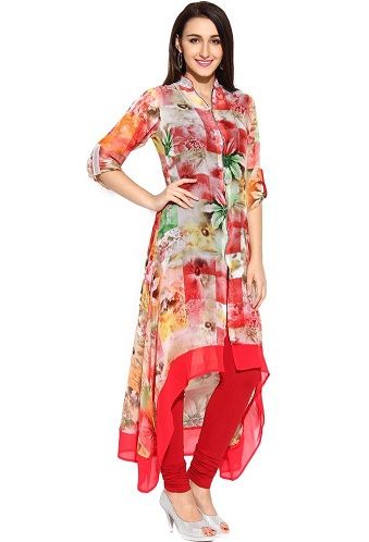 Printed High Low Kurti