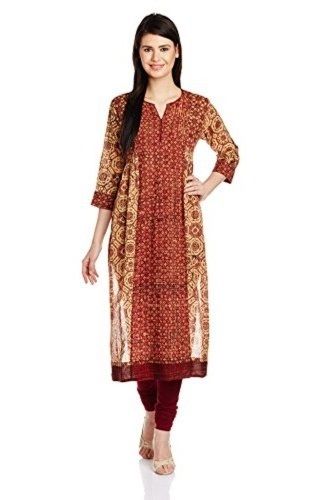 Pleated Printed Kurti