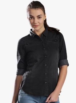 Spălat Grey Shirts for women