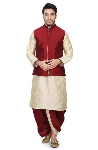 Jacket Dhoti Kurta