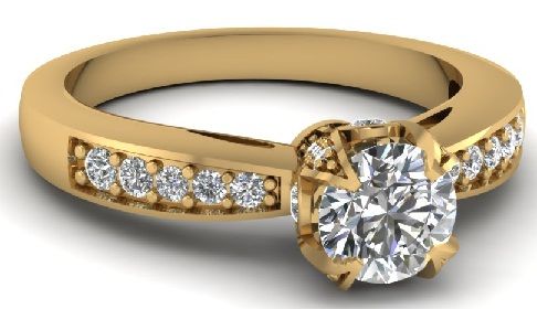 Auksas Diamond Wedding Rings for Women