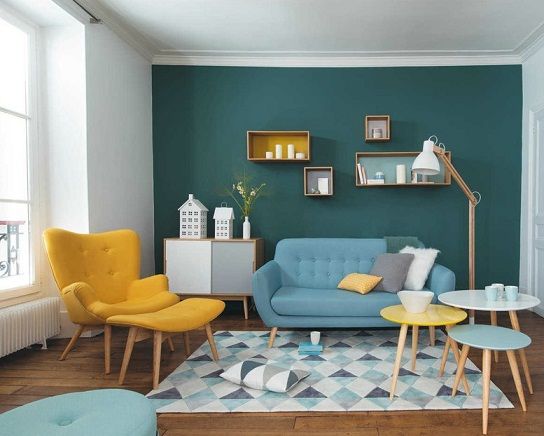 Retro living room designs