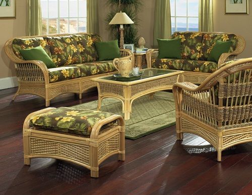 rattan furniture for living room