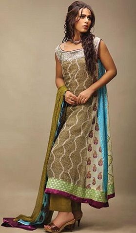 Pakistani Cotton Salwar Kameez1