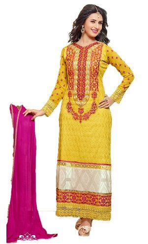 Pakistani Kameez with Parallel Salwar