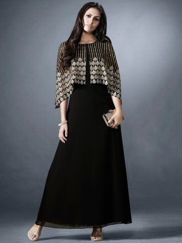 Modern Black Kurti