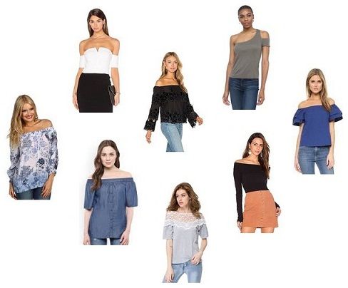 off shoulder tops