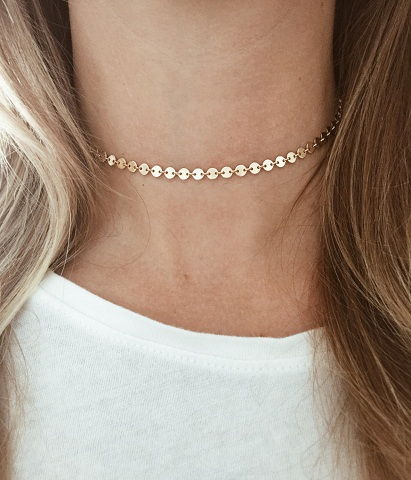 Studded Choker Necklace