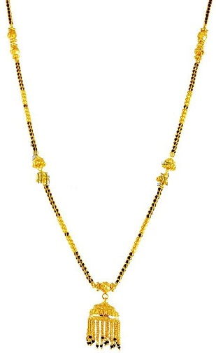 Jhumka designed longmangalsutra