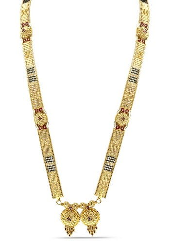 Dual locket longmangalsutra