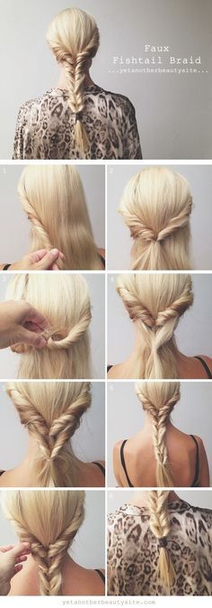 faux fishtail braid