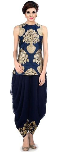 Indo Western Designer Salwar Suit Design