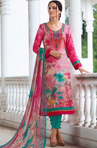 Printed Designer Salwar Suit Design