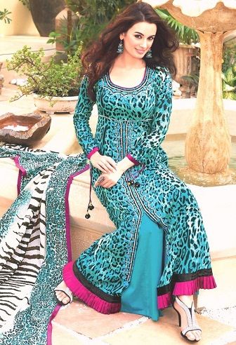 Round Neck Designer Salwar Suits