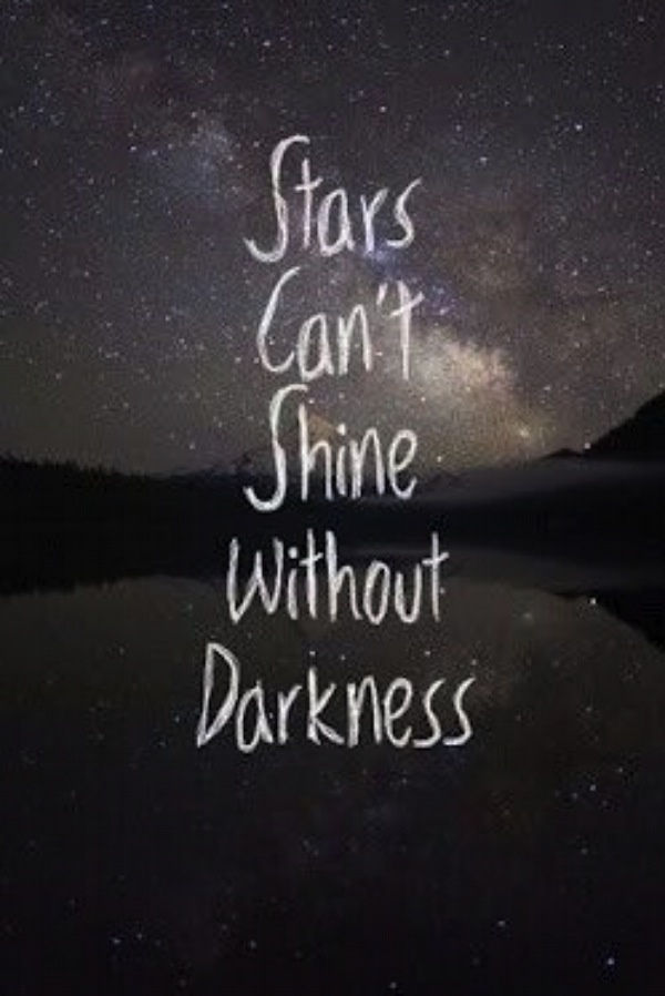 Stars can shine without darkness