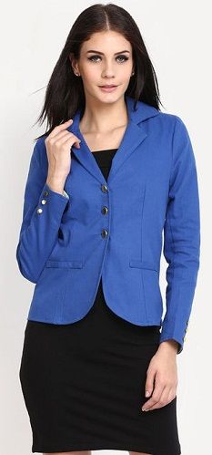 Royal blue blazer