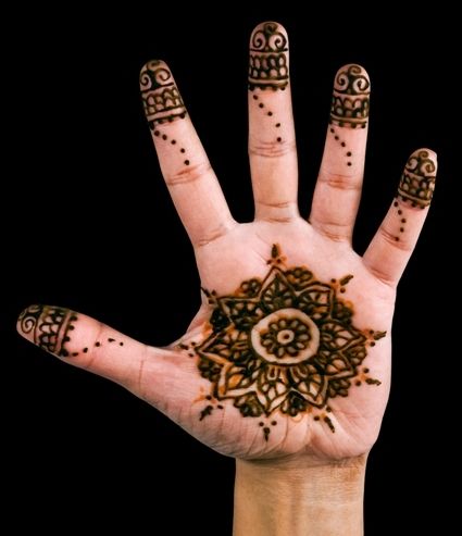 round mehndi designs