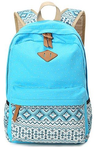 Zig Zap Print School Bag for Teens -7