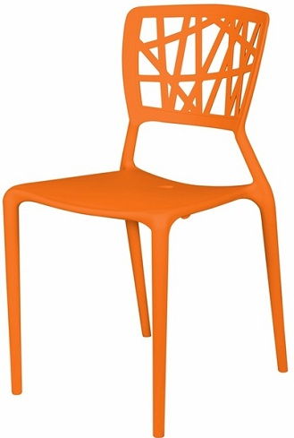 Plastika Geometric Design Chair