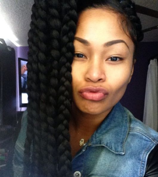 Tae Heckard Jumbo box braids