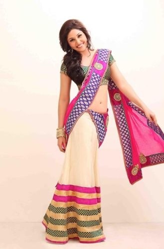 half and half sarees