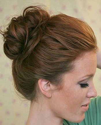 casual bun HAIR