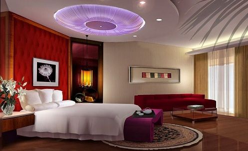 LED lighted Bedroom Interior Design -13