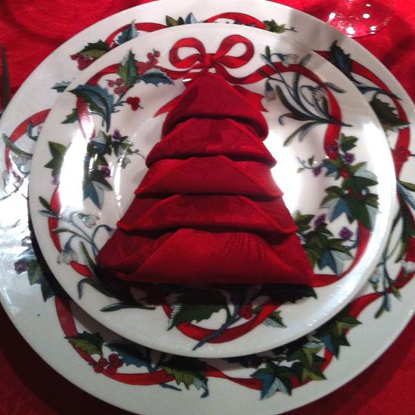 szép napkin fold