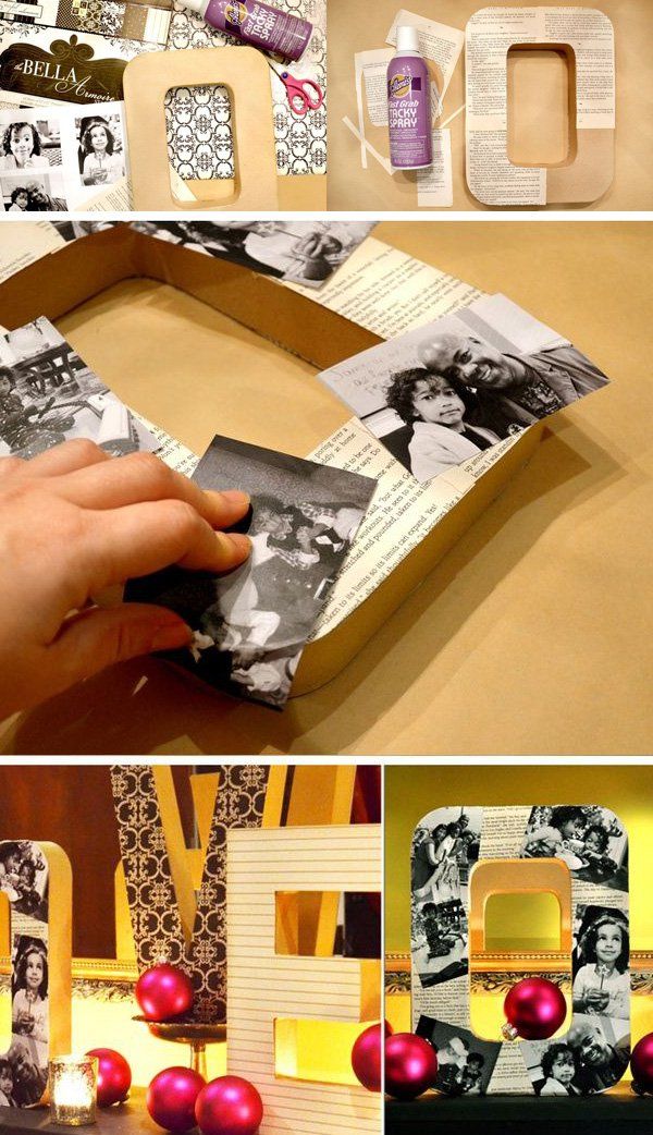 DIY Photo Letters