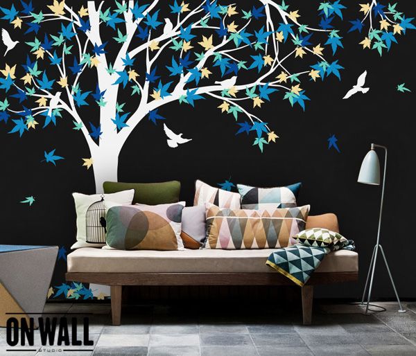 Large Maple Tree vinyl decal