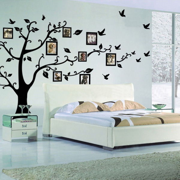 Memory Tree Photo Tree Wall Vinly Decal Decor Sticker Removable Wall Decal for Living Room